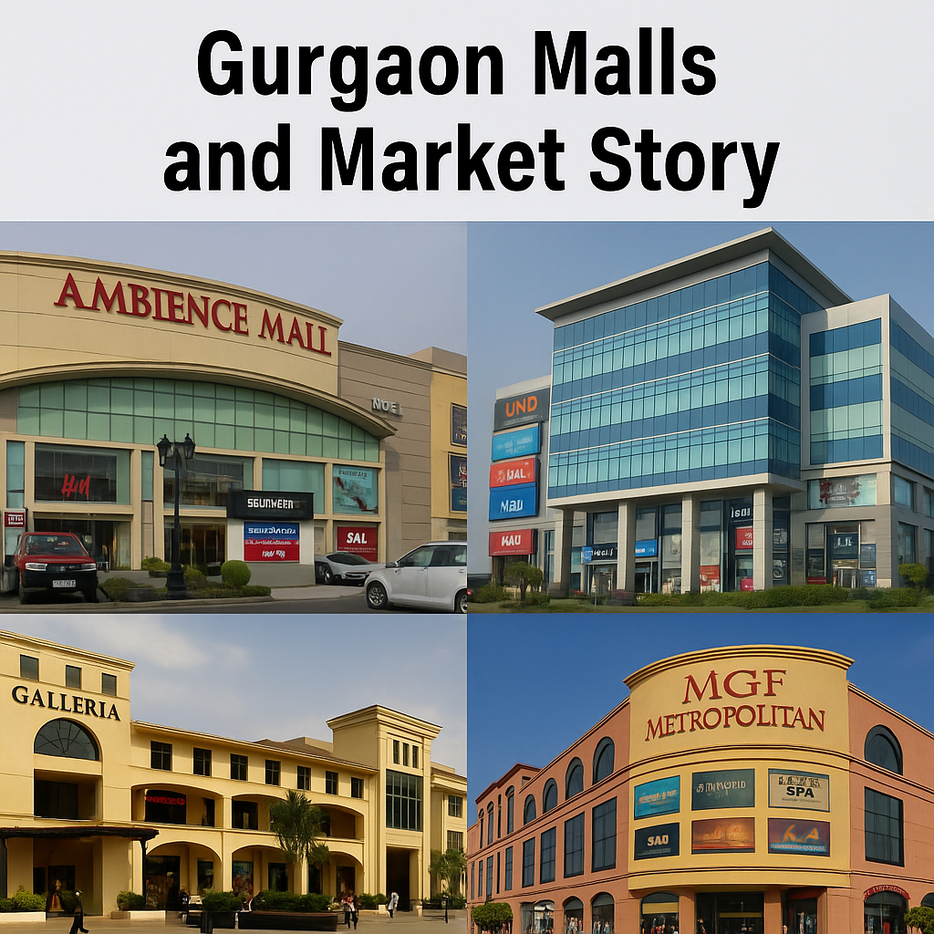 Gurgaon’s mall and market